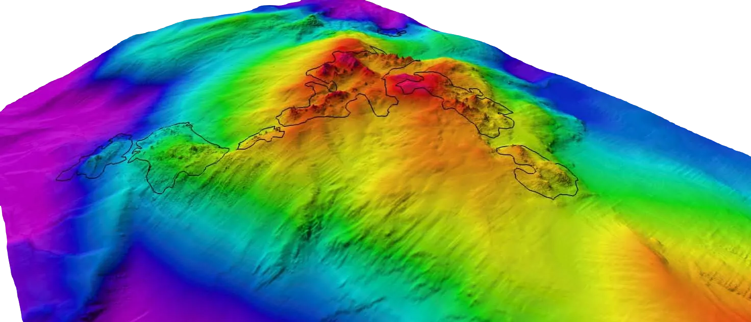 An image of the seafloor representative of what I created. Image adapted under fair-use from: Mineral resource estimate: Solwara Project, Bismarck Sea, PNG (23 March 2012) Technical Report compiled under NI43-101 by Golder Associates for Nautilus Minerals Nuigini Ltd.